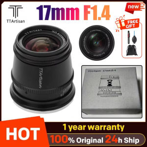 TTArtisan 17mm F1.4 Humanities Large Aperture Lens APS-C Manual Focus for Sony E Fujifilm XT3 XA7 for Canon M for Leica L Nikon Z
