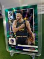 Stephen Curry Panini 2022 Donruss Insert Green Laser Holo Happy Amara NBA CARD. 