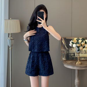 SUYE | Elegant Summer Womens Short Sleeve Shorts Set