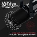 FDUCE Dynamic Microphone SL40X/SL40 Metal Built-in Headset Output Sound Insulation For Podcasts,Live Broadcast and Games. 
