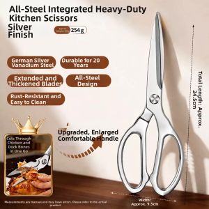 CMGF | Multipurpose Strong Poultry Bone Kitchen Scissors Stainless Steel