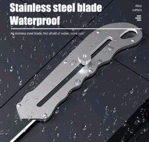 Pisau Multifungsi Stainless Cutter Tahan Karat Refil Super Tajam 18 MM