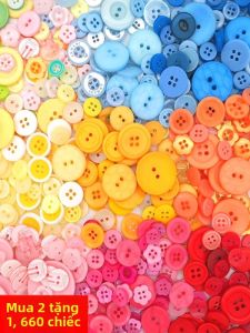 Colorful Resin Buttons DIY Craft Materials