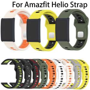 Dây Đeo Đồng Hồ Silicon 22mm Cho Huami Amazfit Helio Vòng Đeo Tay Thông Minh Dây Đeo Thay Thế Tương Thích Với Amazfit Helio