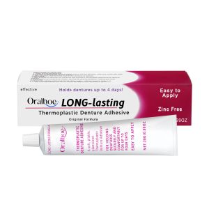 Long-Lasting Thermoplastic Denture Adhesive Mild Denture Adhesive False Teeth Glue Fixed Dentures with Adhesive To Enhance Comfort