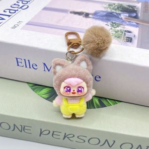 Takara Tomy | Flocking Beckoning Cat Pear Cute Doll Creative Small Gift Keychain Pendant Desktop Decoration Cute Ornament