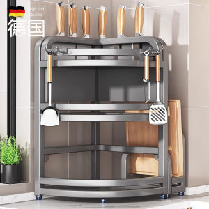 Kitchen Corner Triangle Spice Rack Wall Mounted Storage Organizer Counter Top Shelf Stainless Steel Rustproof Home Decor