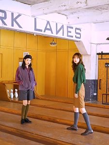HS01 Kaos Kaki Panjang Wanita Atas Betis Women Socks Bahan Katun Kaus Kaki abg remaja elastis Import