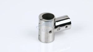 4 PCS Boat 90° Tube Fitting Boat Deck Handrail Boat Hardware 316 Stainless Steel Detachable Rust Resistance for Marine Ships