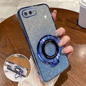 Transparent Silicone Protective Case for OPPOK1 Shockproof Full Cover Anti-Fall Womens Version with Stand Mens High-End Feel Tempered Glass Shell