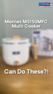 Morries 1.5L Multi Function Cooker MS150MFC ( Stainless Steel Pot / Steamer / Mini Steamboat Hotpot / multi cooker)