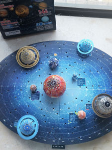 Mô Hình Lắp Ráp 3D Mặt Trời Hệ Thống Mặt Trời 8 Hành Tinh Đồ Chơi Giáo Dục Dành Cho Trẻ Em Từ 8 Tuổi Trở Lên Thơm Đồ Chơi