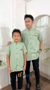 Koko Couple Ayah dan Anak Terbaru Bahan Premium - Ukuran M-L-XL - Usia 2-12 Tahun (Bahan Katun Toy