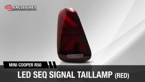 MINI COOPER R50/52/53 2001-2007 LED SEQUENTIAL SIGNAL WELCOME LIGHT RED TAILLAMP