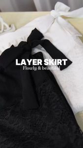 Mybamus Layer Lace Skirt