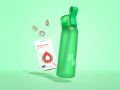 Air Up Water Bottle (with 1 free pack of flavor pods; 1 pack has 3 pods). 