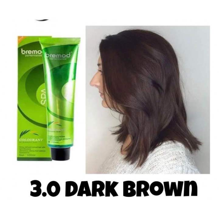 bremod Hair Color 3.0 Dark brown hair Dye | Lazada PH