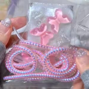 5pcs Charger Cable Protective Case Set Cartoon Rainbow Bear Charger Head Cord Winder Protective Cover For iPhone 16 17 18W/20W