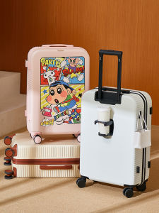 Multifunctional Travel Suitcase Cartoon Print Large Capacity Male Password Box Fashionable ABS+PC Material Universal Luggage