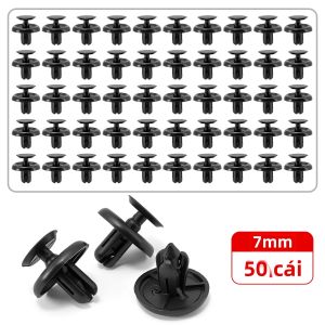 RYSJM | Bộ 50 7mm Đẩy Loại Xe Dây Kẹp Cho Xe Toyota Lexus 90467-07201 Động Cơ Dưới Nắp Fender Lót Thay Thế Tự Động Đinh Tán