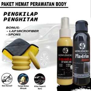 Pengkilap Body Mobil & Motor/Penghitam Body Kasar Permanen Mobil & Motor