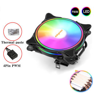 4 Heatpipes X99 CPU Air Cooler ARGB PC Processador ventilador For Intel LGA 1150 1151 1156 1366 1700 1200 2011 AM4 AM5 Cooler