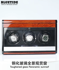【Touch Display】Automatic Watch Winder Box 1/2/3/4/6/8 Slot watches box Storage with Drawer+UV sterilization lamp