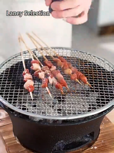 Barbeque Cast Iron Charcoal Furnace Charcoal Stove for barbeque boil water toast cooking stove Camping Grill Stove