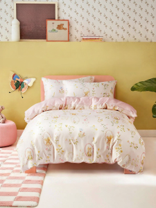 Antibacterial Girls Tencel Duvet Cover 60 Count
