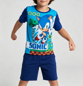 Bandai | Men T Shirt Women Tee Boys Girls Top Adults Children Parent Child quick dry kid Tshirts Sonic Cartoon 3D Print Casual Outings