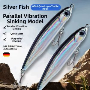Vibrating Slow-Sinking Long-Casting Lure Bait