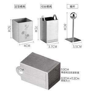 Thickened 304 Stainless Steel Wensi Tofu DIY Mold Hotel Kitchen Tofu Shredded Tool Chrysanthemum Tofu Cutter