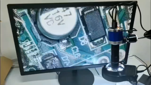 4K Ultra HD Digital Microscope 1080P Industrial Microscope150X C-Mount Electronic Digital Magnifier For PCB Repair Welding