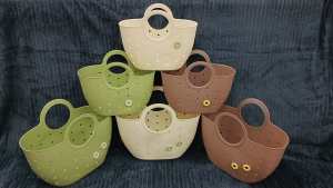Flexible Plastic Multi Purpose Basket Hand Bag Bayong