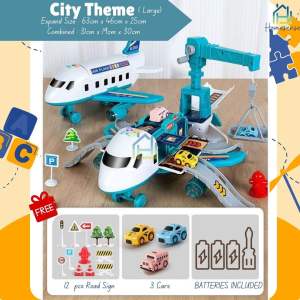 Transforming Aircraft Carrier Airplane Toy Aeroplane Gift Children Girl Boy Education Birthday Learning