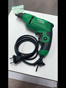 ISKU Mesin Bor Set 850W 220V Dan Mesin Gerinda Tangan