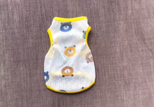 ÁO THUN BA LỖ THÔNG HƠI SIÊU CUTE TỪ 1-7KG DÀNH CHO THÚ CƯNG CHÓ MÈO