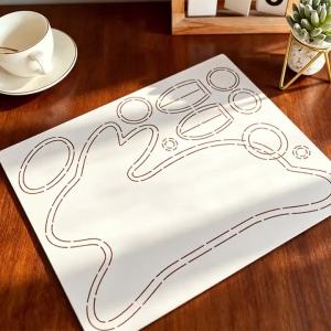YOMDID 1pc Rabbit Sewing Template DIY Bunny Shape Patchwork Stencil Durable PET Stencil For Pattern Tracing And Fabric Cutting
