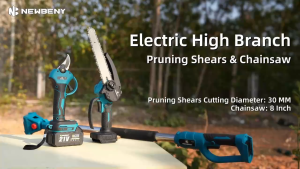 208CM Brushless Telescoping Pole Electric Chainsaw 4 IN 1 High Branch Scissors Cordless High Branch Saw Garden Pruning Tool For Makita 21V Battery Pin