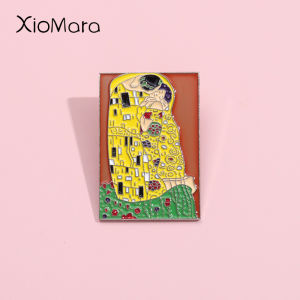 Trâm Cài Áo Hình Tranh Sơn Dầu Trừu Tượng Gustav Klimt Kiểu Dáng Cổ Điển Thời Trang Phù Hợp Cho Cả Nam Và Nữ Trang Sức Vẽ Tay Thanh Lịch Quà Tặng Dành Cho Người Yêu Nghệ Thuật