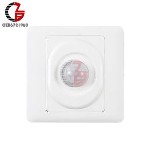 220V LED PIR Automatic Sensor Light Switch Infrared Motion Sensor LED Night Light Home Indoor Outdoor Sensor Light Switch