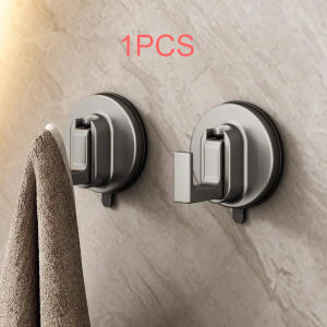 1/2PCS Reusable Waterproof Suction Cup Hook Wall Mount for Kitchen Bathroom Towel Robe Coat Hanger Punch Free Installation