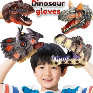 Dinosaur Doll Hand Puppet Animal Glove Parent-child Interactive Fighting Toy Soft Rubber Toy