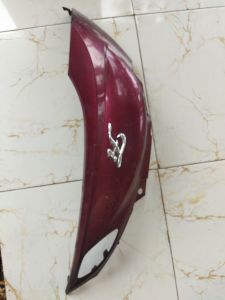 cover bodi belakang kiri fino 125 ungu original second