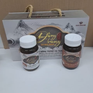 Đông trùng ăn ngủ ngon Dân Khang hộp 2 lọ x 30 viên uống hỗ trợ sức khỏe