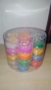 Tealight Teratai Warna Warni 6 Jam Isi 28Pcs