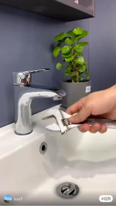 Tap Nozzle Splash Filter Faucet 720° Swivel Sink Aerator Extender with 2 Water Outlet Modes Kitchen Toilet