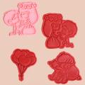 Valentine's Day Engagement Wedding Celebration DIY Hand Pressure Biscuit Mold Xi Word Butter Icing Cookies Fondant Stamp Cut. 