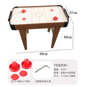Kids Ice Hockey Table with Electric Suspension Table Ice Hockey Machine Desktop Toy Birthday Gift Matching Interactive Puzzle