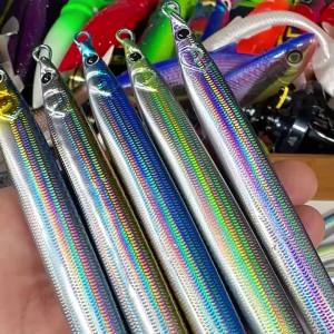 Proberos 1PC Kim Loại Câu Cá Jig 30g-150g Nhanh Chìm Bờ Jigging Dụ Cho Câu Cá Biển Bãi Biển Câu Cá Dài Đúc Mồi Nhân Tạo